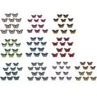 10Pcs Embroidered Butterfly Iron on Patches Sew On Patches Applique for Clothing