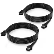 MICTUNING Flat 3-Pin Extension Cable Wire For Y1 RGB+IC Led Rock Lights 10 Feet