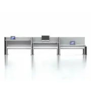 GEN-H Height Adjustable Back to Back Table System