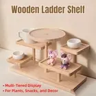 Wooden Multi Layer Display Rack Storage Shelf for Plants Snacks Figurines Toys