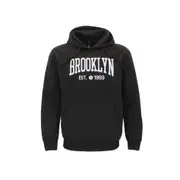 FIL Men's Fleece Hoodie Pullover Hooded Jumper Sweater Embroidered - Brooklyn