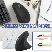 Ergonomic Vertical 6 Button Wireless Mouse Illumination Office Supplies New B3D9