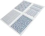 4 Sheets Burnt Pottery Stickers Ceramic Clay Transfer Paper DIY Underglazed Sticker Ceramic Transfer Paper Chinese Decor Coloring Transfer Paper Clay Decal Chinese Zodiac Enamel