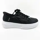 Skechers Cordova Classic New Reign Black White Womens Slip On Sneakers