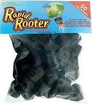 General Hydroponics Rapid Rooter, Starter Plug for Seeds or Cuttings, Great for Soil or Hydroponics Growing System, 50 Plugs