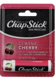 ChapStick Classic Skin Protectant Lip Balm Tube Cherry Flavor 0.15 Oz (pack Of 3