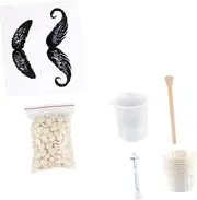 1Set Nose Hair Removal Tool Portable Nose Waxing Kit for Safe and Comfortable Cleaning for Home Use and Beginners for Eyebrow Areas