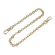 16"x0.24" Purse Chain Strap, Purse Handle Shoulder Replacement Strap(Gold)