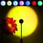Background Lights Rainbow Projector Lamp Sunset Lamp Atmosphere Night Light