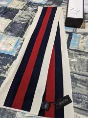 Authentic GUCCI SCARF Stole Sherry Line Wool and Silk