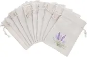 INOOMP 10Pcs Refillable Lavender Sachet Bags Sachet Empty Bags with Drawstring Closure for Wardrobe Closet and Freshening