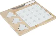 Davis & Waddell Valencia Cheese Board Set, Natural/White (6 Piece)