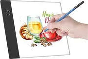Daseeme LED A5 Graphic Tablet Light Pad Digital Tablet Copyd with 3-Level Adjustable Brightness for Tracing Drawing Copying Viewing DIY Art Craft Diamond Jewel Paint Supplies