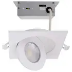 SATCO 9W - CCT Select - LED Downlight - Gimbal - 4 In Square - White