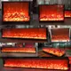 定制歐式電子壁爐裝飾嵌入式壁爐芯仿真火焰美式電壁爐取暖器家用