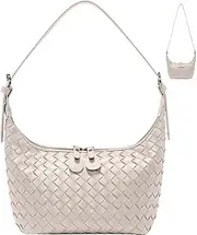 [YONGLEE ARTEE] Handbag Shoulder Bags for Women Crossbody Tote Bags Woven Purse Clutch Women's Hobo Crescent Top-handle Adjustable
