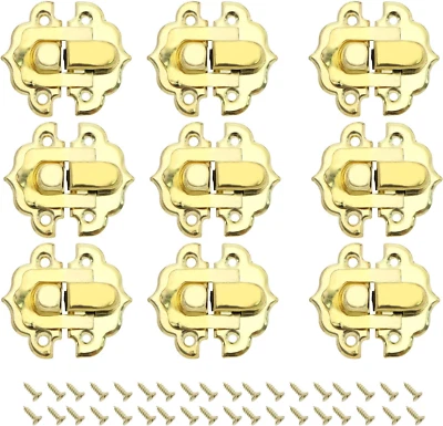 20PCS Box Latch Hasp Vintage Clasp Lock Jewelry Box Decorative Latch Buckle with