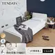 TENDAYS DS柔眠記憶床墊3尺標準單人床墊(晨曦白 5.5cm高薄墊 現貨快速出)