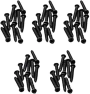 Generic 50x HO N Track Fixing Screws for Model Railway Projects, Short