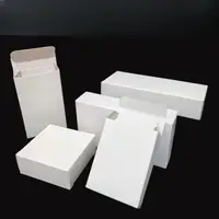 在飛比找蝦皮購物優惠-可客製化【紙盒】通用白卡紙盒 批發雙開蓋插口盒 白色紙盒子 
