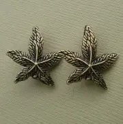 10pcs-Pendant Link Connector Leaf Antique Bronze Charm.