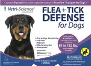 Vetri Science Flea + Tick Defense for Dogs 89 - 132 Pounds (VS 00053)