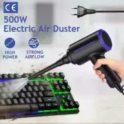 500W Electric Compressed Air Duster Blower Canned Air Spray for Computer PC New
