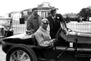 Tazio Nuvolari with Lord Howe and HP McConnell Motor Racing Old Photo