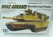 Tamiya 1/35 M1A2 Abrams Iraq Battle Military Miniature Kit Used