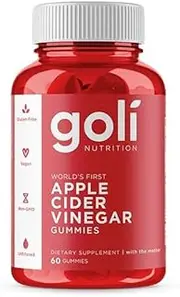 Goli Apple Cider Vinegar 60 Gummies Bottle ACV with the Mother