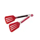 New Appetito Mini Nylon Spatula Kitchen Food Tong 18cm Red