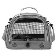 Bird Travel Carrier Multipurpose Parrot Carrier with Zipper, Travel Bag for Breathable Parrots with Perch, | Lightweight Pet Carrier for Friends, Parakeets,