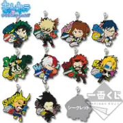 Anime Boku no Hero Academia rubber Keychain Key Ring Straps Rare cosplay