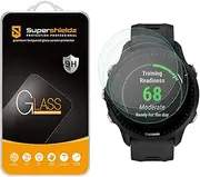 Supershieldz (3 Pack) Designed for Garmin Forerunner 955/955 Solar Tempered Glass Screen Protector, Anti Scratch, Bubble Free