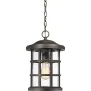 Crusade - 150W 1 Light Outdoor Large Hanging Lantern - 15.5 Inches high made