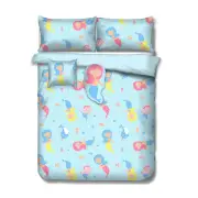 Ramesses Mermaid Kids Advventure 4 Pcs Comforter Set Single