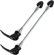 Bike Bicycle Front Rear Quick Release Skewers - Axles Set Replacement - QR Lever