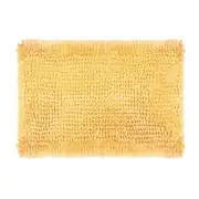 Butter Chenille 17" x 24" Bath Mat, Yellow
