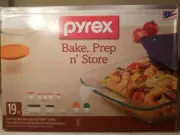 New Pyrex 19 PC Bake, Prep n' Store 2013