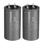 2Pcs Motor Start Capacitor, 100uf 300V 50/60Hz CD60 Running Capacitor