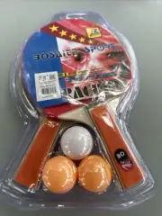 Table Tennis Racket & Balls Beginner Training Ping-pong Table Tennis Racket Set