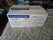 CorningWare French White 17 Piece Set