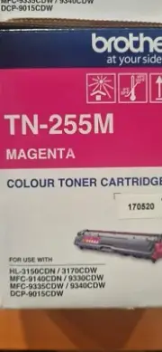 Brother TN255M Magenta Toner New in Box Never Opened.
