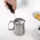 Mini Coffee Mixer Milk Frother Stainless Steel Electric Beater Creamer Whisks