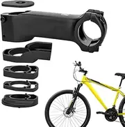 Handlebar Stem - Aluminum Alloy Bike Stem Riser - 7 Degree Adjustable, Internal Cable Routing, Cycling Accessories for Road Mountain Long Distance Racing Adventure
