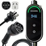 INCHARGEx 15A Gen 2 Portable EV Charger | 3 Pin | 3.4kW | 5.5m Type 2 RCD Type B