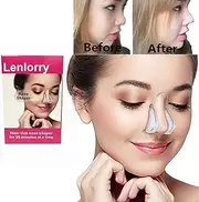 (White) - Lenlorry Nose Shaper Lifter Clip Nose Beauty Up Lifting Soft Safety Silicone Rhinoplasty Nose Bridge Straightener Corrector Slimming Device for Wide Crooked Nose Women Men Girls Ladies