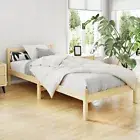 Artiss Bed Frame Wooden Single Size SOFIE Pine Timber Wooden Mattress Base OAK
