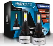 Nighteye H7 LED Headlight Light Bulbs Hi/Lo Beam Replace Halogen 72W 9000LM HID