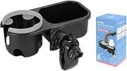 LUFFCABO Universal Stroller Snack Tray With Cup Holder, Attachment and Accessories